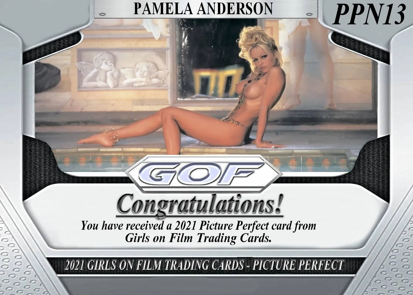 2021 GOF Picture Perfect Nude Pamela Anderson Card