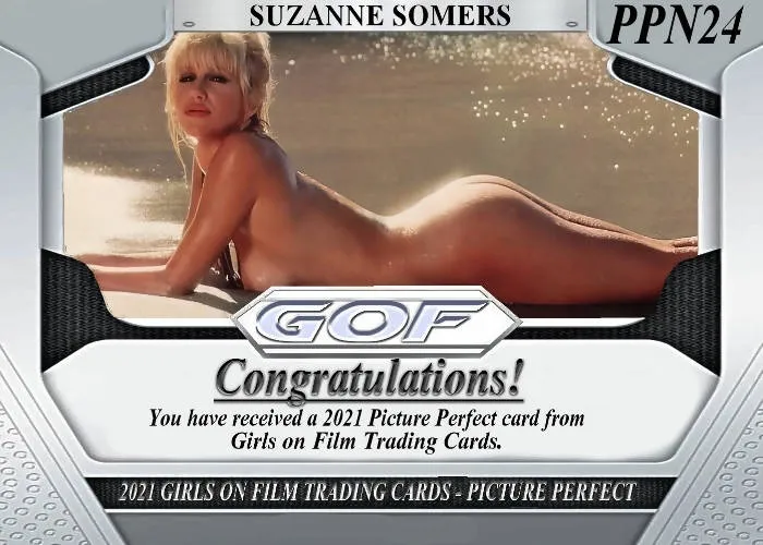 2021 GOF Picture Perfect Nude Suzanne Somers Card