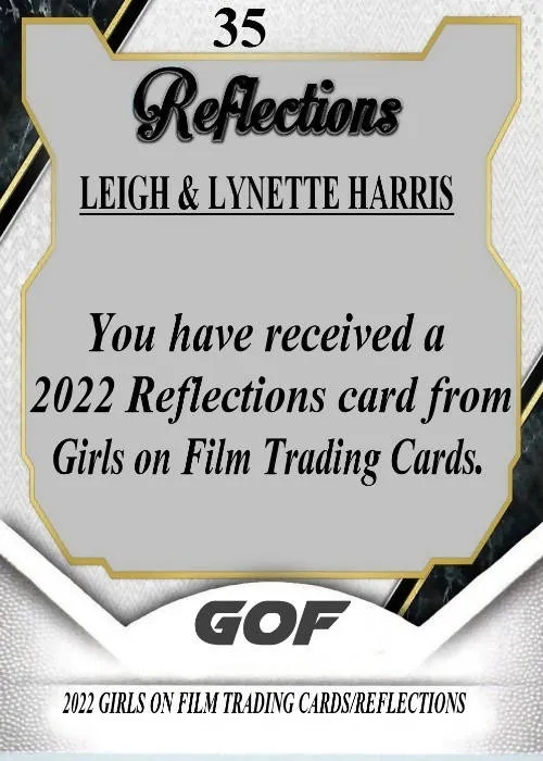 2022 GOF Reflections Leigh & Lynette Harris Nude Card