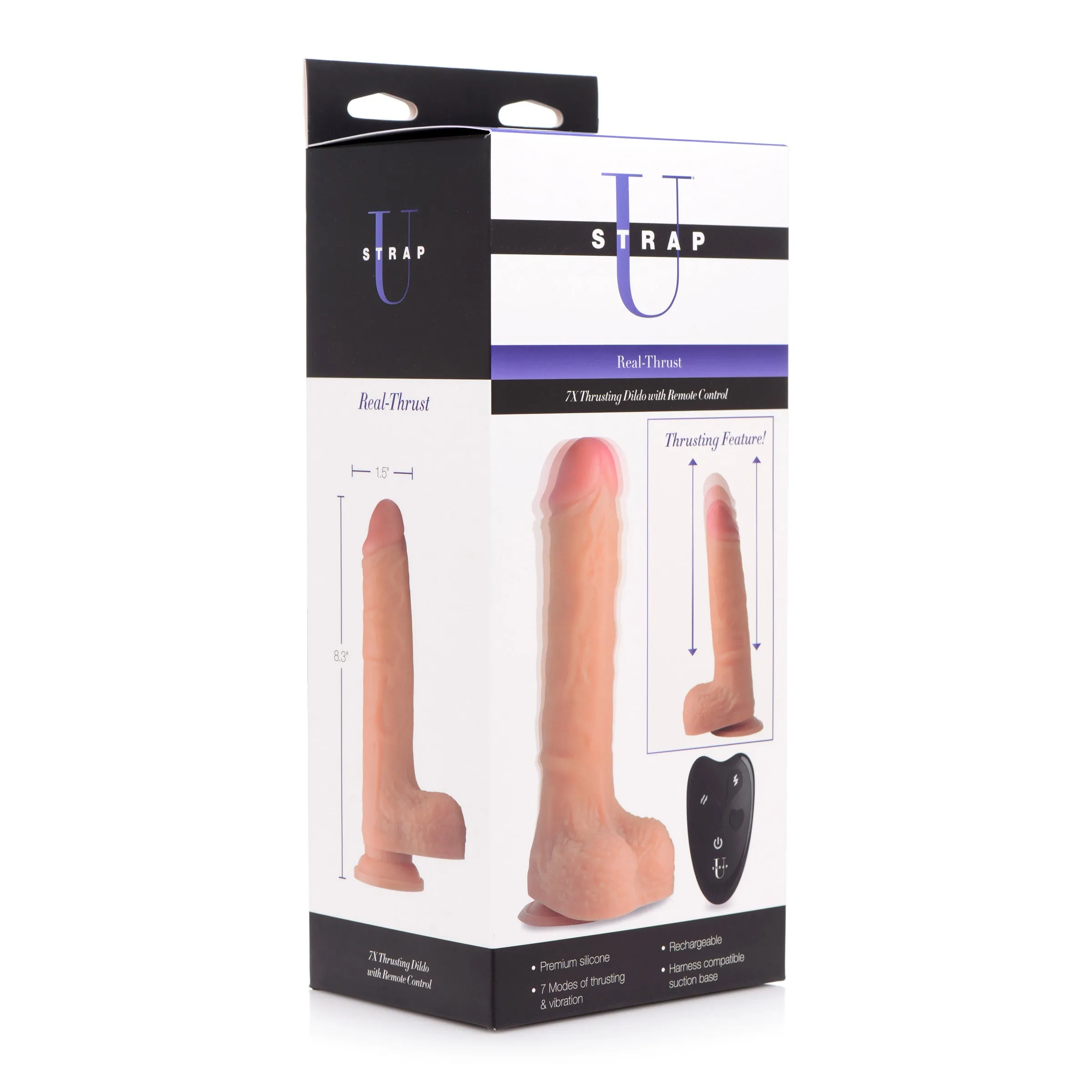 7X Thrusting Dildo with Remote Control