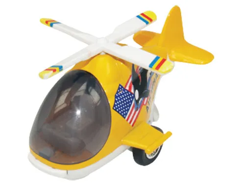 Air Whale Pullback Helicopter - Assorted Colors