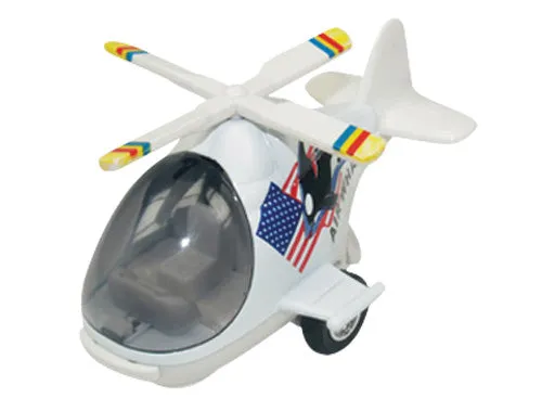 Air Whale Pullback Helicopter - Assorted Colors