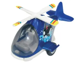 Air Whale Pullback Helicopter - Assorted Colors