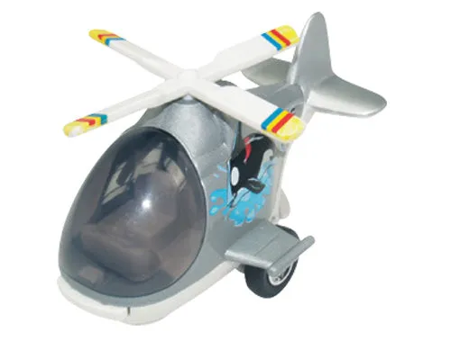 Air Whale Pullback Helicopter - Assorted Colors