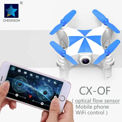 Cheerson CX-OF Wifi 720MP HD 5.8G FPV  Optical Flow Dance Mode Mini Slefie RC Quadcopter Drones Helicopter Toys