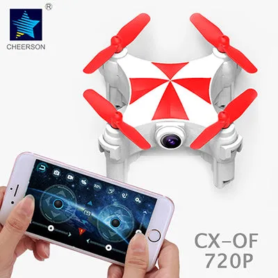 Cheerson CX-OF Wifi 720MP HD 5.8G FPV  Optical Flow Dance Mode Mini Slefie RC Quadcopter Drones Helicopter Toys