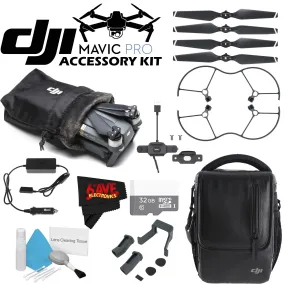 DJI Shoulder Bag for Mavic Pro   DJI Car Charger for Mavic Pro   Landing Gear Kit - Leg Extensions for DJI Mavic Bundle