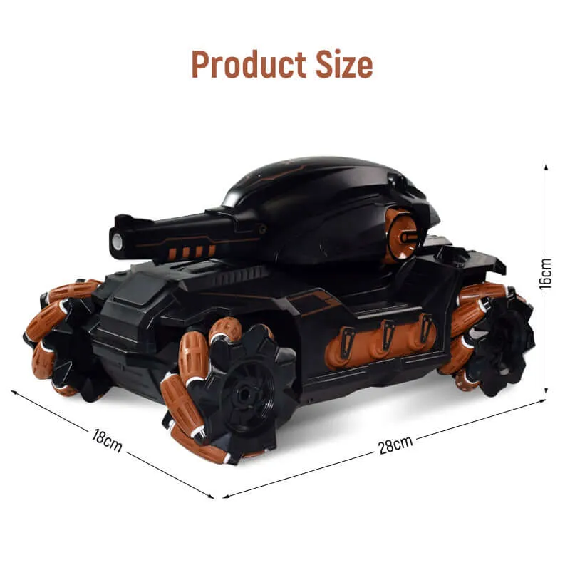 Electric Water Bomb Tank RC Toy - Remote Control Battle Car for Kids