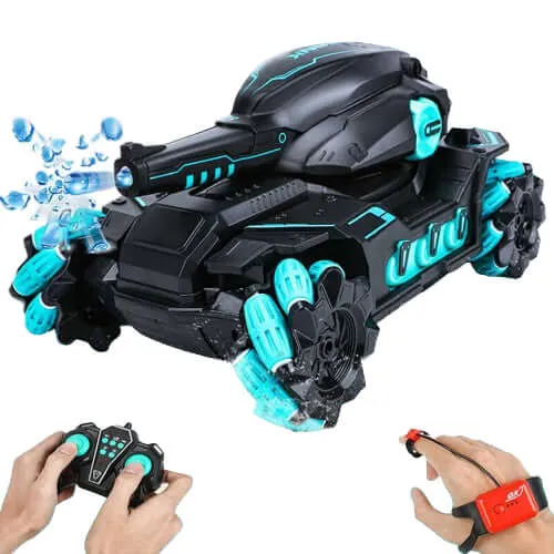 Electric Water Bomb Tank RC Toy - Remote Control Battle Car for Kids