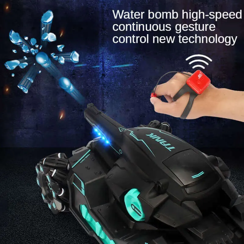 Electric Water Bomb Tank RC Toy - Remote Control Battle Car for Kids