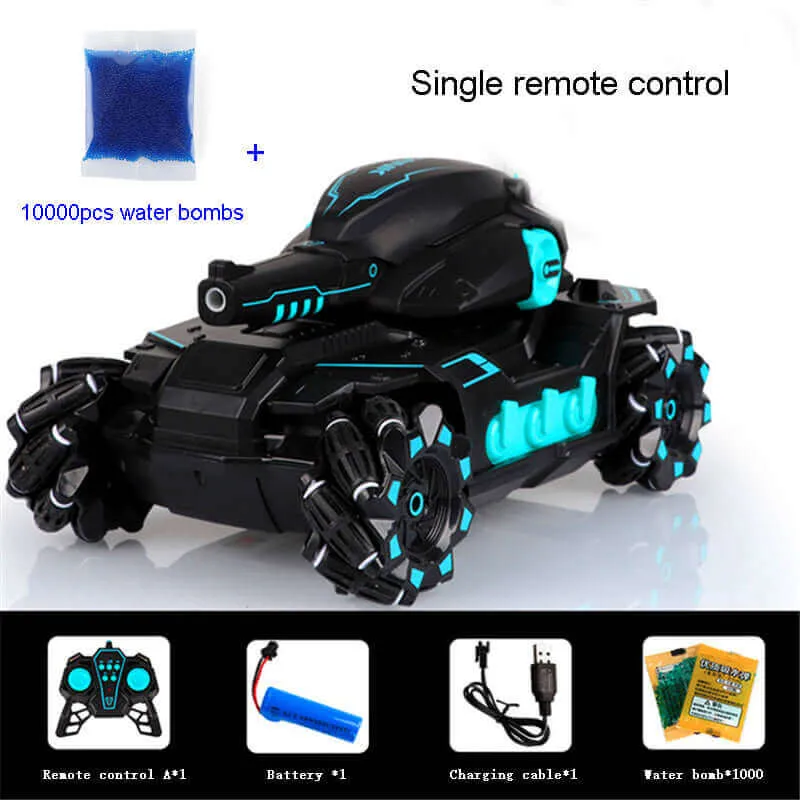 Electric Water Bomb Tank RC Toy - Remote Control Battle Car for Kids