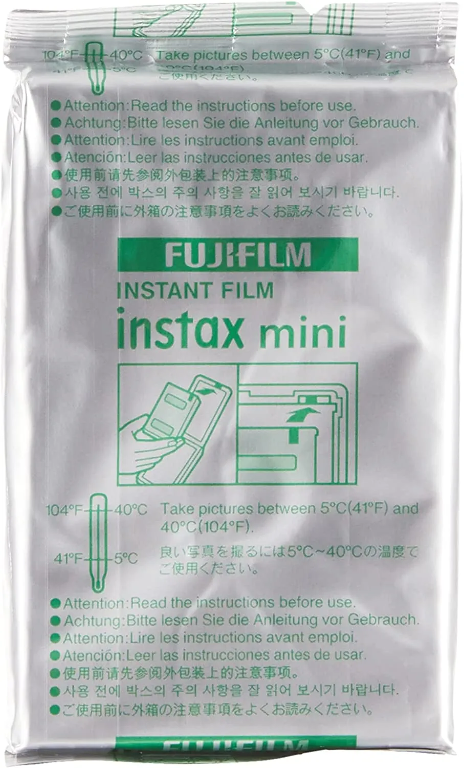 Fujifilm Instax Mini Instant Film for Fuji 7s 8 9 11 70 90 SP-2 (100 Prints)