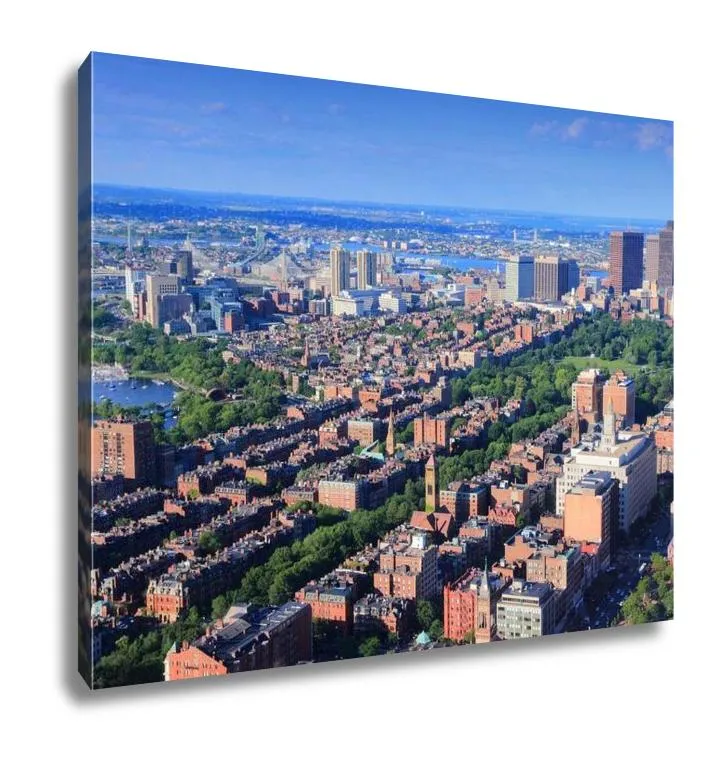 Gallery Wrapped Canvas, Boston Aerial View