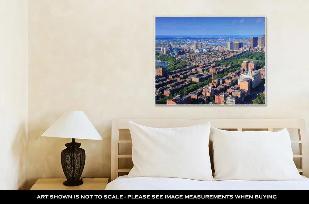 Gallery Wrapped Canvas, Boston Aerial View