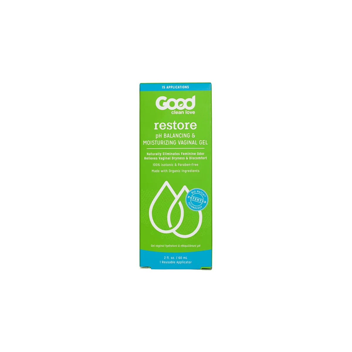 Good Clean Love Restore 2oz Moisturizing Lubricant