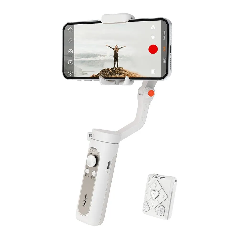 Hohem iSteady X2: 3-Axis Smartphone Stabilizer, Tracking&Gesture Control, Wireless Remote