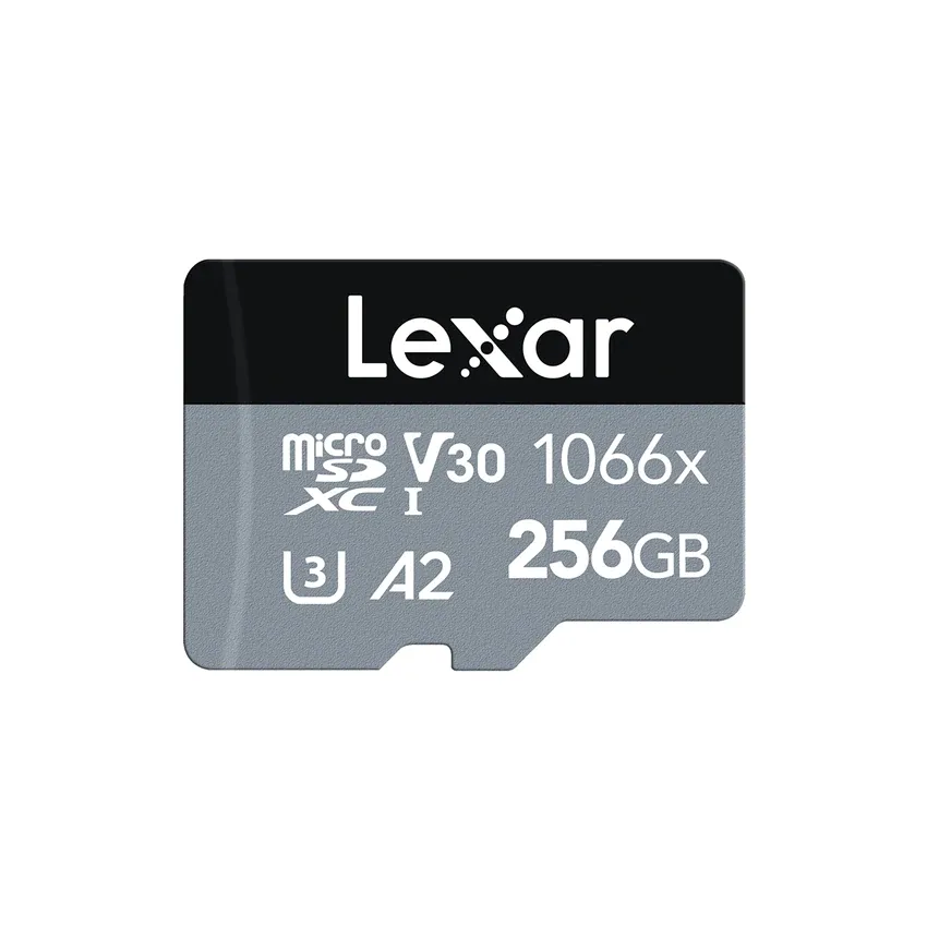 Lexar 256GB Professional 1066x UHS-I microSDXC 256GB Memory Card without SD Adapter (SILVER Series)