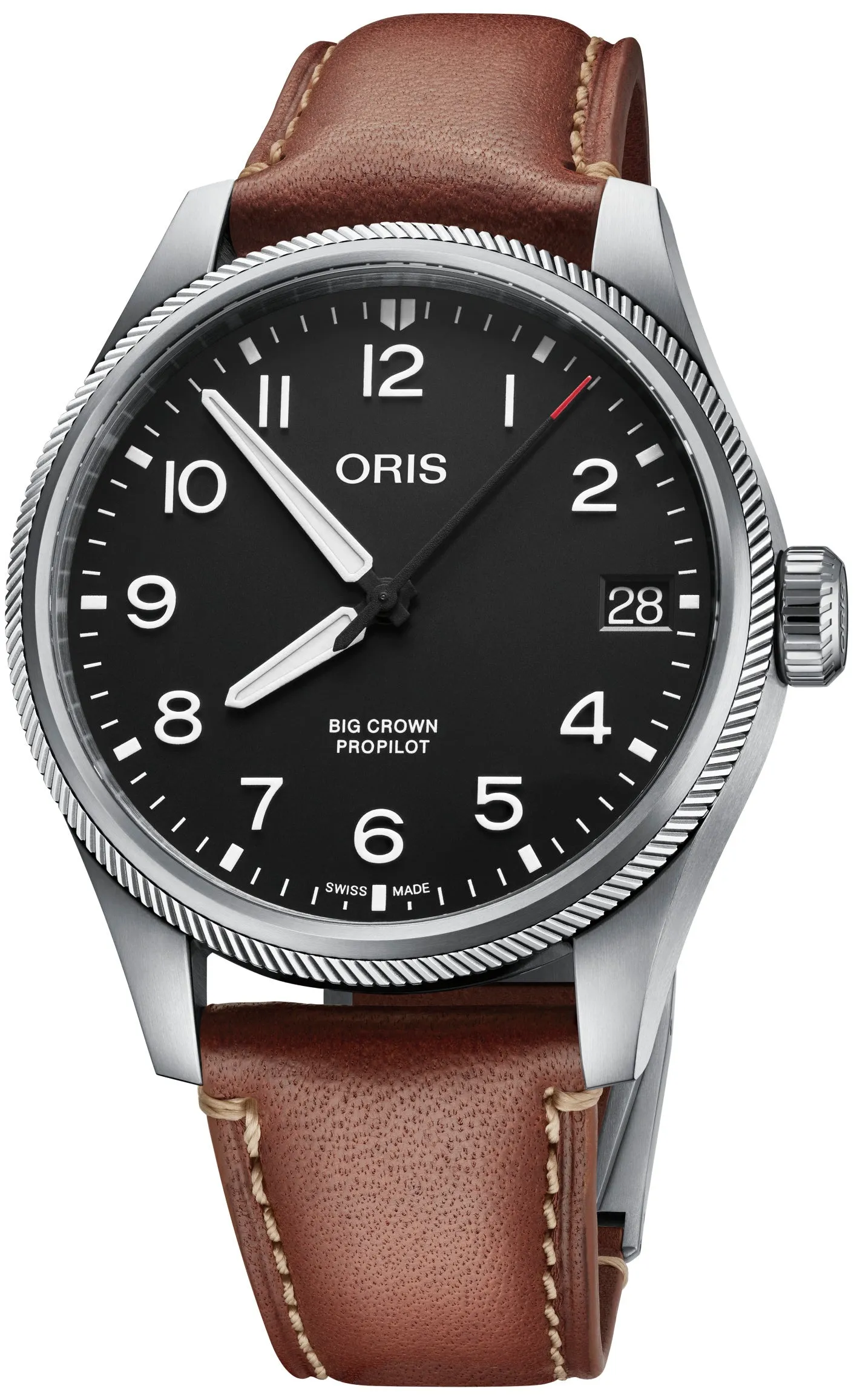 ORS Watch Big Crown ProPilot Big Date Leather