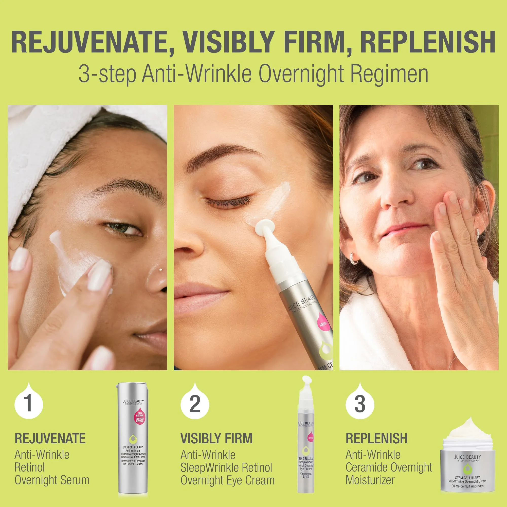 Stem Cellular Anti-Wrinkle Retinol Overnight Serum