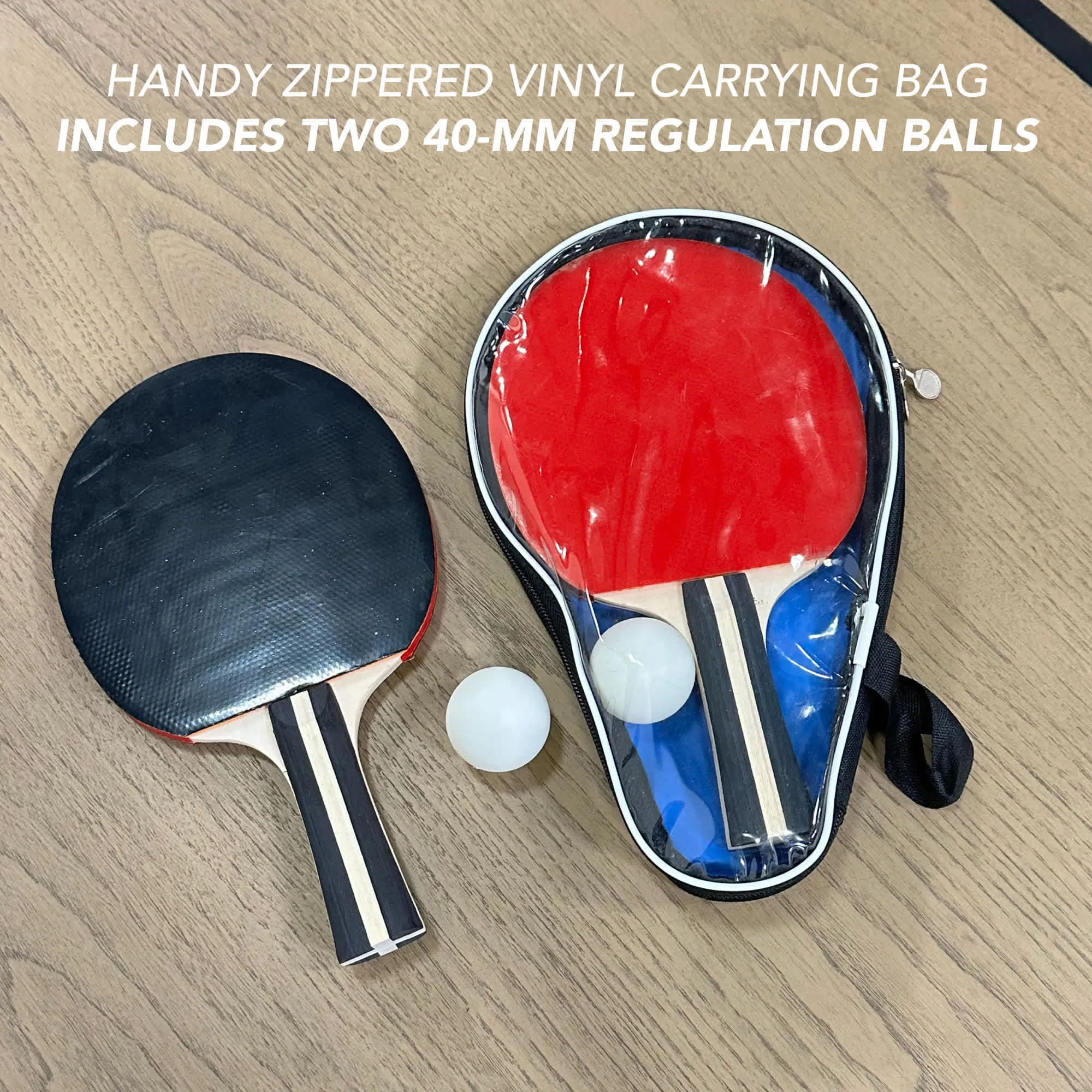 Table Tennis Paddle and Ball Set