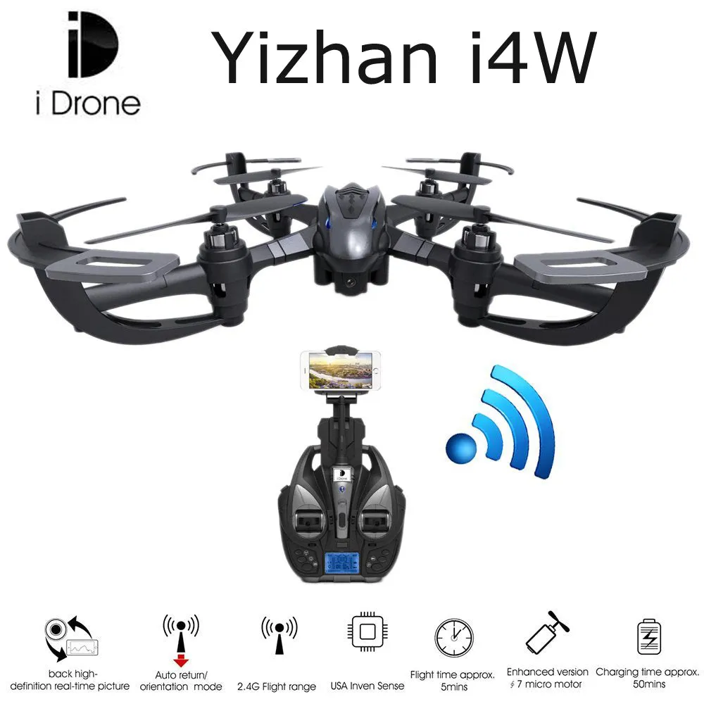 Yi Zhan YiZhan i Drone I4W Wifi FPV Real-time Live Video RTF 2.4G 4CH RC Quadcopter Camera Drone with 0.3MP HD Camera RTF